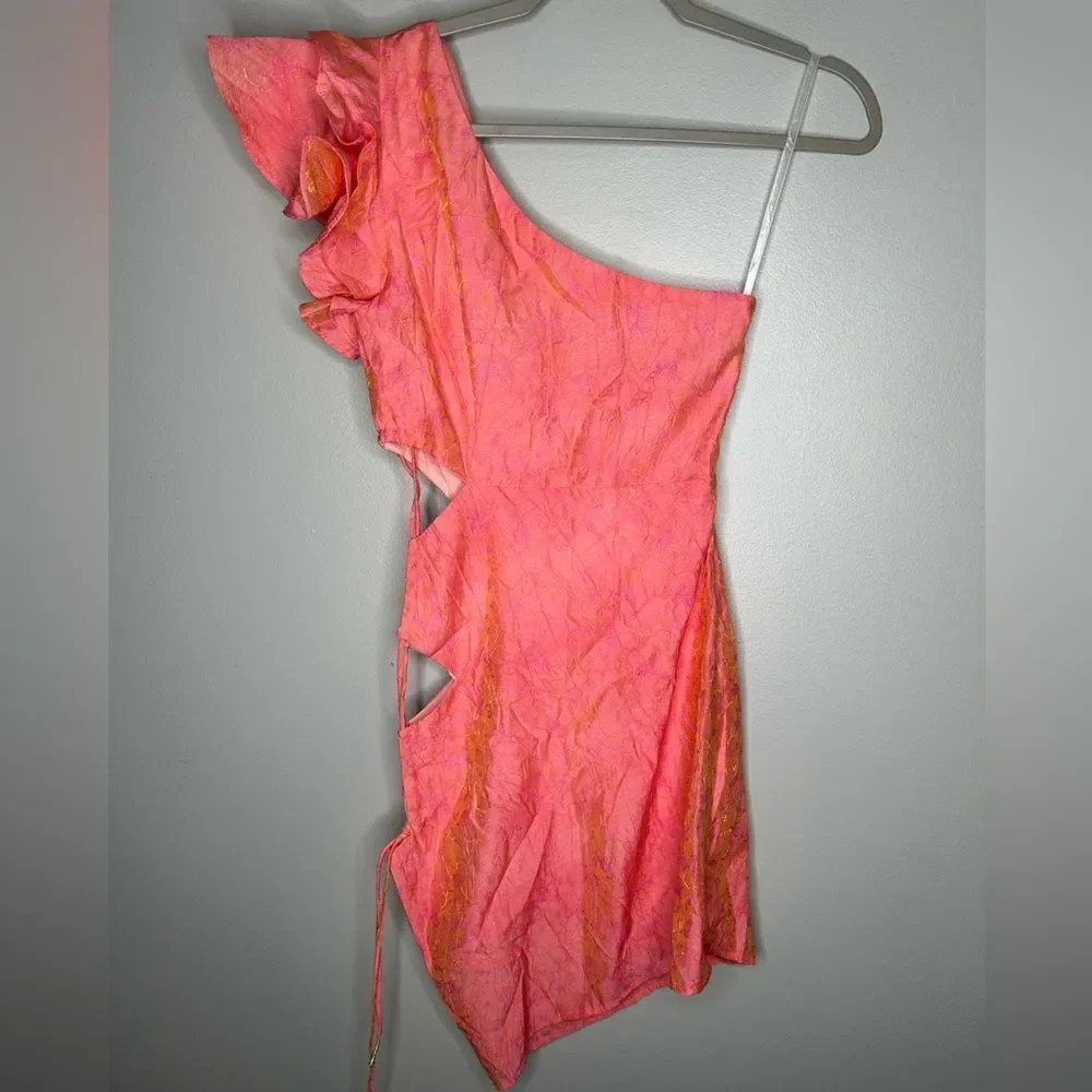 Tularosa Lucia Mini Dress in Coral